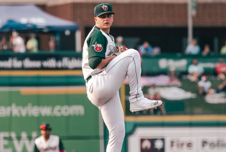 Robby Snelling dominating Triple-A baseball game