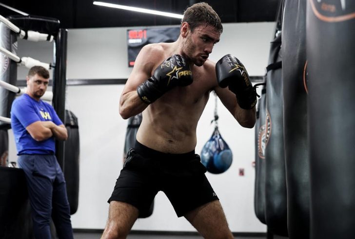 Jak Corrie trains hard for title fight
