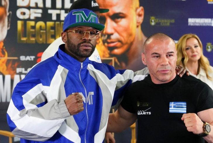 Floyd Mayweather Jr. and Mike Zambidis together