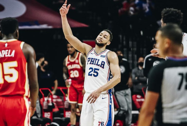 Ben Simmons during basketball match