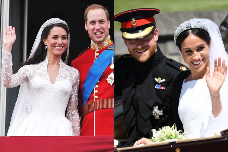 Royal Weddings Then and Now: The Stark Contrast between Kate & Meghan's ...