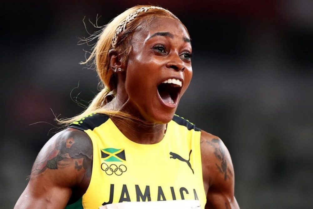 Elaine Thompson-Herah Takes the Lead In The 100m At The Tokyo Olympics