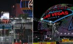 Crowds cheering at the thrilling Las Vegas Grand Prix